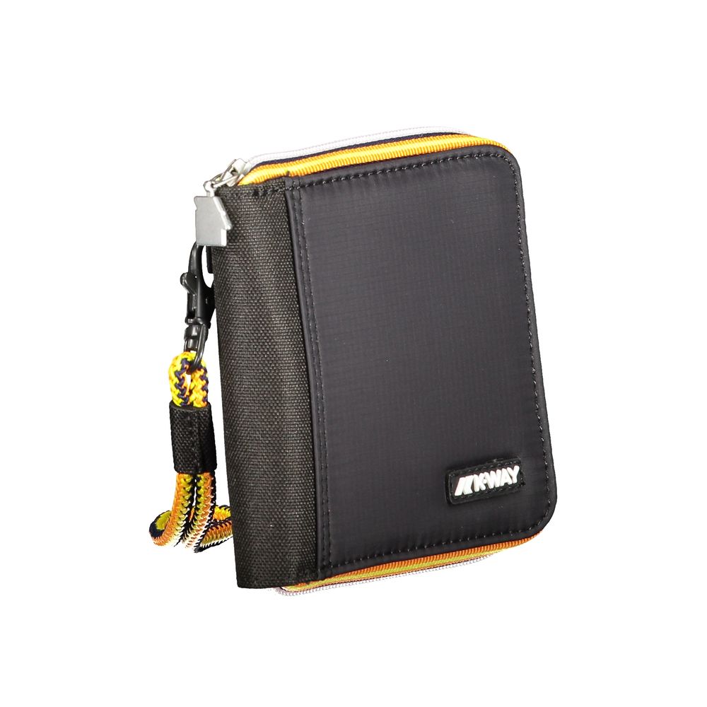 K-WAY wallet made of black polyamide
